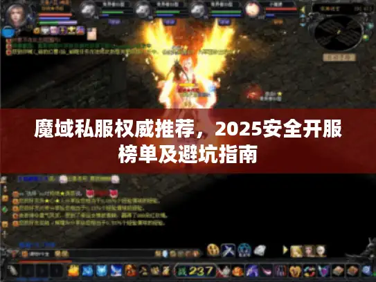 魔域私服权威推荐，2025安全开服榜单及避坑指南