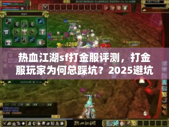热血江湖sf打金服评测，打金服玩家为何总踩坑？2025避坑实战全解