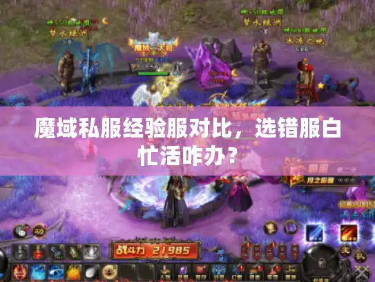 魔域私服经验服对比，选错服白忙活咋办？