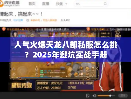 人气火爆天龙八部私服怎么挑？2025年避坑实战手册