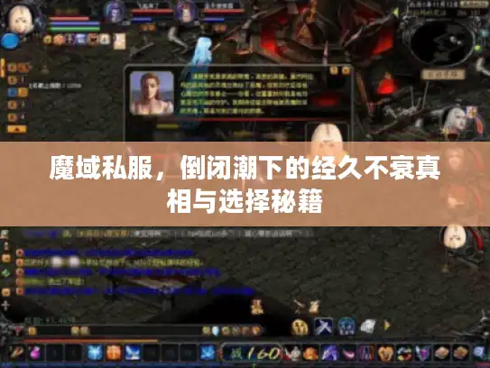 魔域私服,倒闭潮下的经久不衰真相与选择秘籍 魔域私服,倒闭潮下的经久不衰真相与选择秘籍