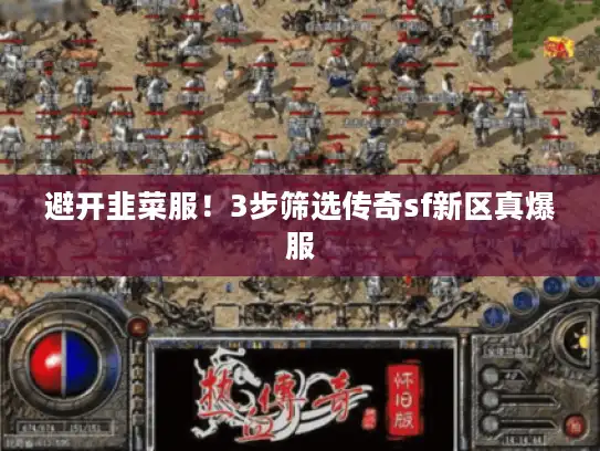 避开韭菜服！3步筛选传奇sf新区真爆服