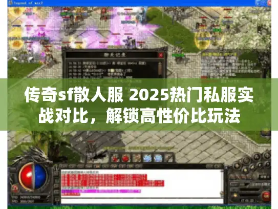 传奇sf散人服 2025热门私服实战对比，解锁高性价比玩法