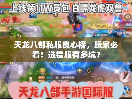 天龙八部私服良心榜，玩家必看！选错服有多坑？