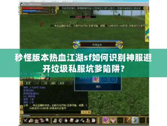 秒怪版本热血江湖sf如何识别神服避开垃圾私服坑爹陷阱? 秒怪版本热血江湖sf如何识别神服避开垃圾私服坑爹陷阱?