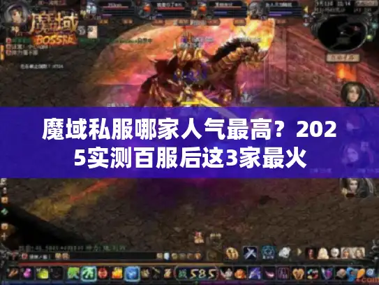 魔域私服哪家人气最高?2025实测百服后这3家最火 魔域私服哪家人气最高?2025实测百服后这3家最火