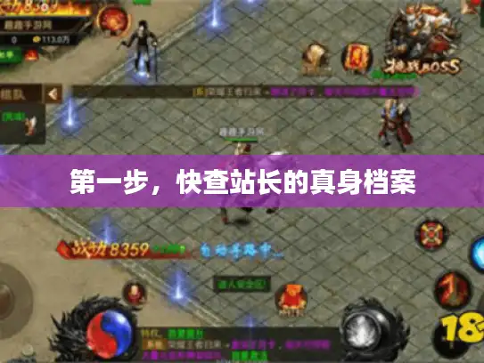 第一步,快查站长的真身档案 第一步,快查站长的真身档案