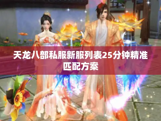 天龙八部私服新服列表25分钟精准匹配方案