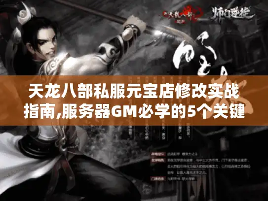 天龙八部私服元宝店修改实战指南,服务器GM必学的5个关键技巧