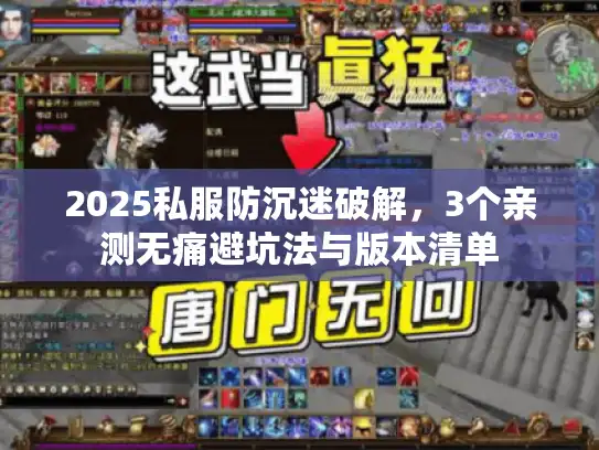 2025私服防沉迷破解，3个亲测无痛避坑法与版本清单