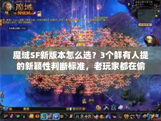 魔域SF新版本怎么选?3个鲜有人提的新颖性判断标准,老玩家都在偷偷用 魔域SF新版本怎么选?3个鲜有人提的新颖性判断标准,老玩家都在偷偷用