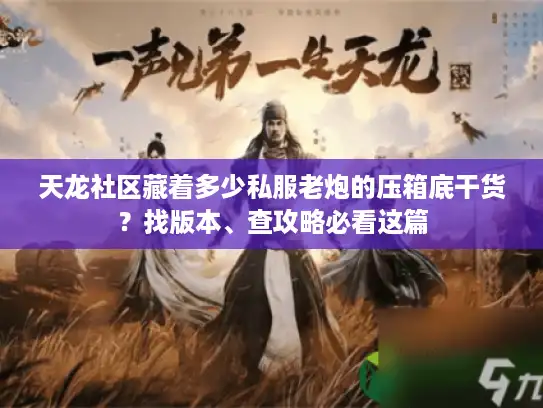天龙社区藏着多少私服老炮的压箱底干货？找版本、查攻略必看这篇