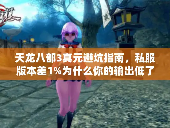 天龙八部3真元避坑指南，私服版本差1%为什么你的输出低了30%