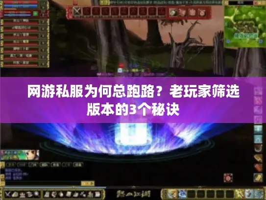 网游私服为何总跑路?老玩家筛选版本的3个秘诀 网游私服为何总跑路?老玩家筛选版本的3个秘诀