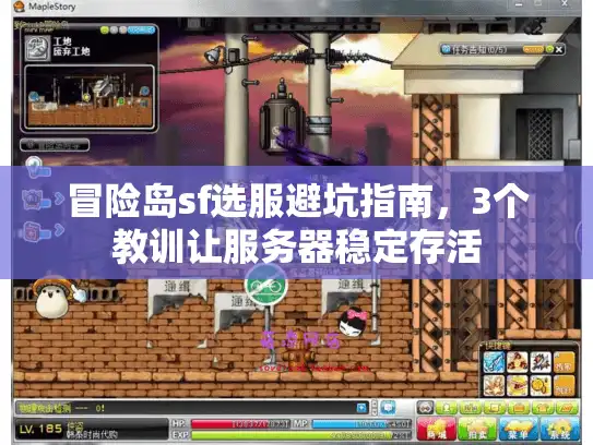 冒险岛sf选服避坑指南，3个教训让服务器稳定存活