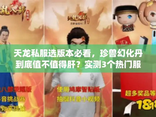 天龙私服选版本必看，珍兽幻化丹到底值不值得肝？实测3个热门服的真实效果