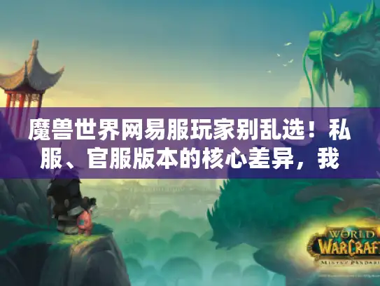 魔兽世界网易服玩家别乱选！私服、官服版本的核心差异，我用3个月实测说清楚