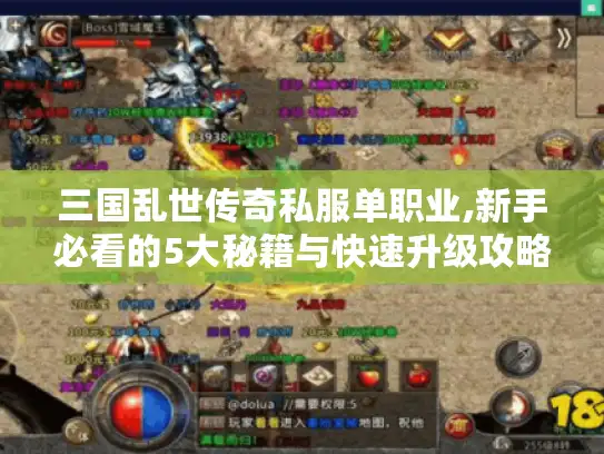 三国乱世传奇私服单职业,新手必看的5大秘籍与快速升级攻略