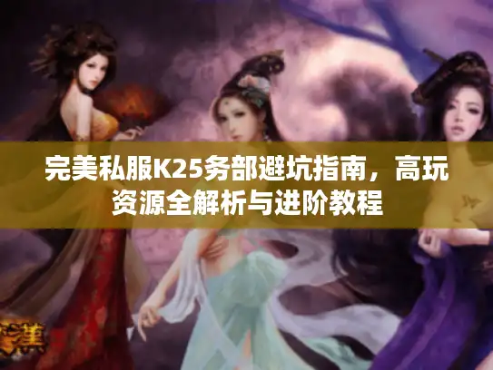 完美私服K25务部避坑指南，高玩资源全解析与进阶教程