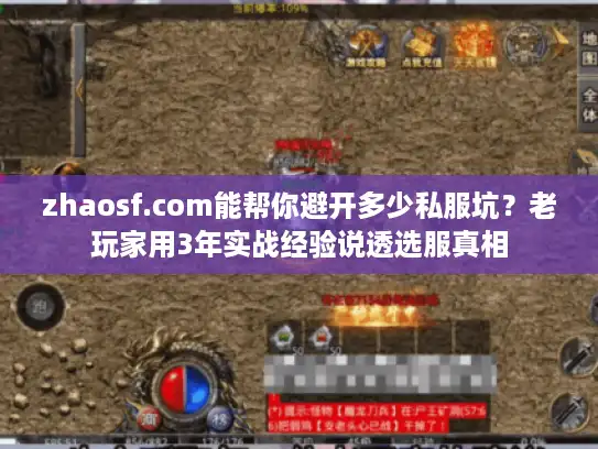 zhaosf.com能帮你避开多少私服坑？老玩家用3年实战经验说透选服真相