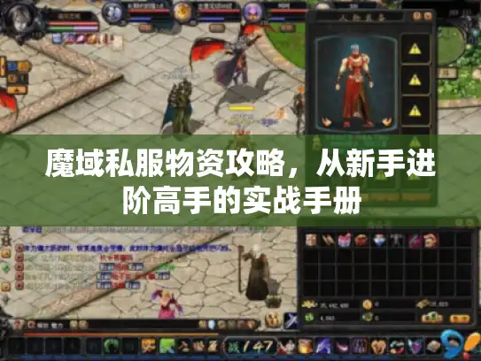 魔域私服物资攻略，从新手进阶高手的实战手册