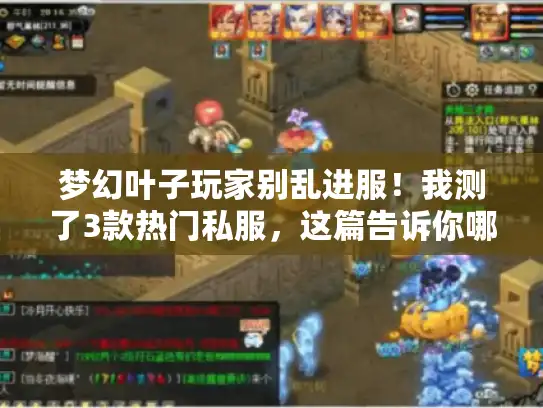 梦幻叶子玩家别乱进服！我测了3款热门私服，这篇告诉你哪些真能玩