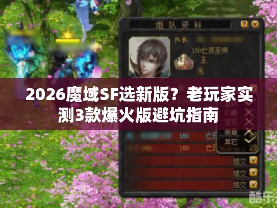 2026魔域SF选新版？老玩家实测3款爆火版避坑指南
