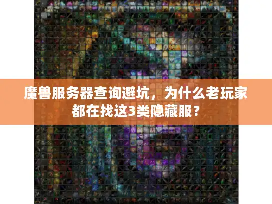 魔兽服务器查询避坑，为什么老玩家都在找这3类隐藏服？