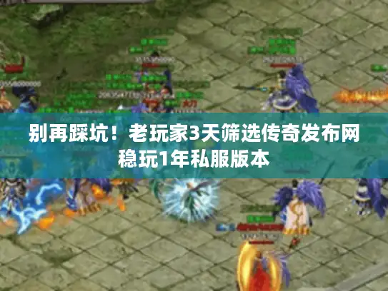 别再踩坑！老玩家3天筛选传奇发布网稳玩1年私服版本