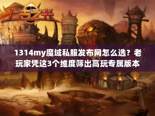 1314my魔域私服发布网怎么选？老玩家凭这3个维度筛出高玩专属版本