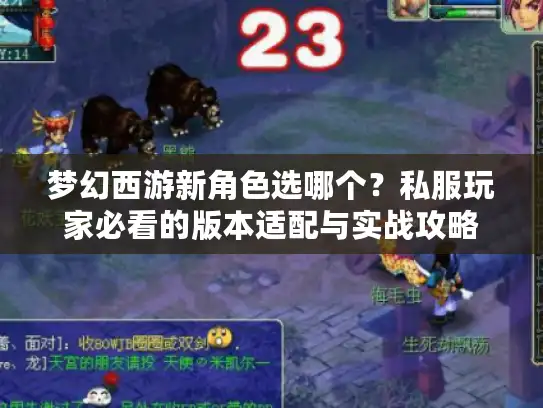 梦幻西游新角色选哪个？私服玩家必看的版本适配与实战攻略