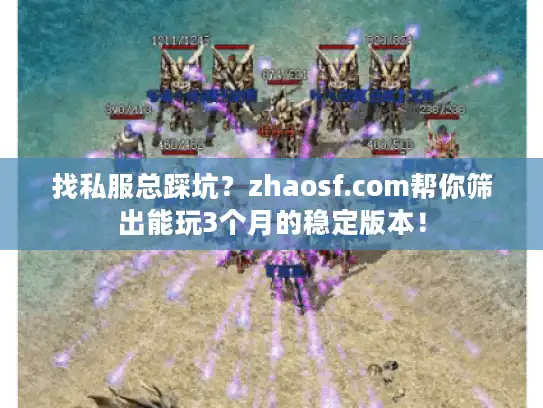 找私服总踩坑？zhaosf.com帮你筛出能玩3个月的稳定版本！