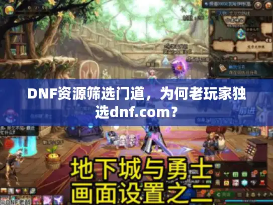 DNF资源筛选门道，为何老玩家独选dnf.com？