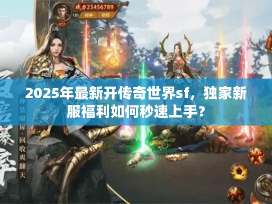 2025年最新开传奇世界sf，独家新服福利如何秒速上手？