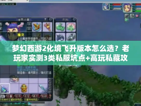 梦幻西游2化境飞升版本怎么选？老玩家实测3类私服坑点+高玩私藏攻略