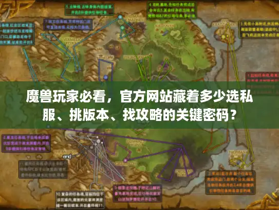 魔兽玩家必看，官方网站藏着多少选私服、挑版本、找攻略的关键密码？