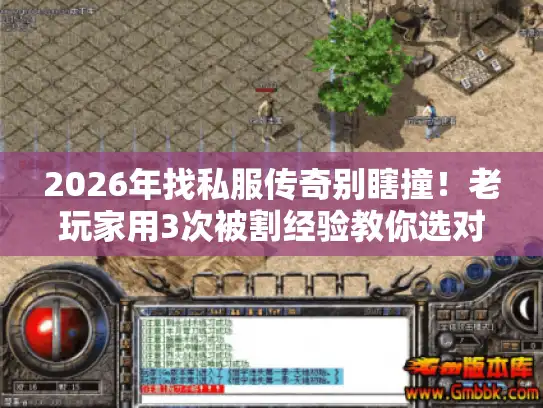 2026年找私服传奇别瞎撞！老玩家用3次被割经验教你选对服