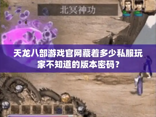 天龙八部游戏官网藏着多少私服玩家不知道的版本密码？