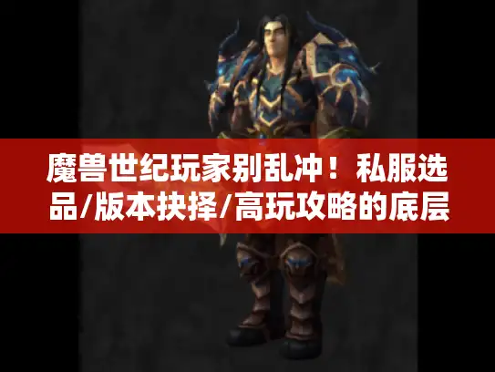 魔兽世纪玩家别乱冲！私服选品/版本抉择/高玩攻略的底层逻辑，我用300小时试错帮你理清楚