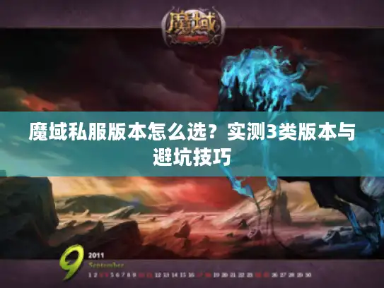 魔域私服版本怎么选？实测3类版本与避坑技巧