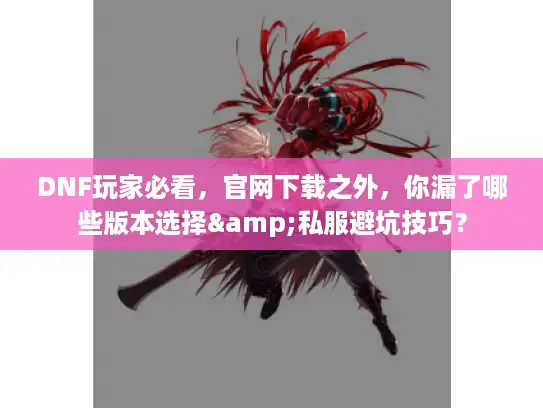 DNF玩家必看，官网下载之外，你漏了哪些版本选择&私服避坑技巧？