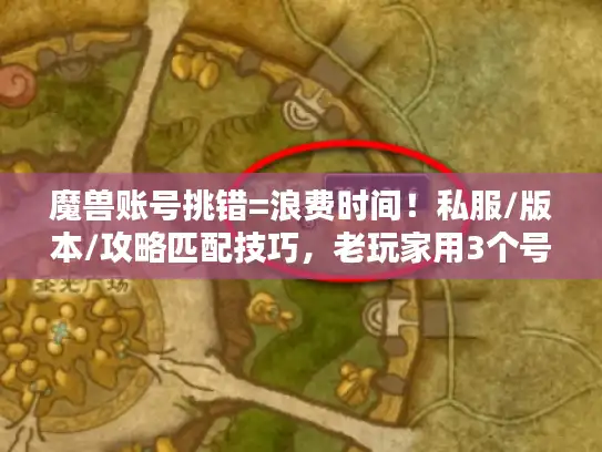 魔兽账号挑错=浪费时间！私服/版本/攻略匹配技巧，老玩家用3个号实测的真相