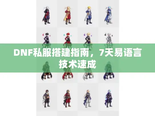 DNF私服搭建指南，7天易语言技术速成
