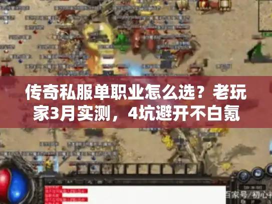 传奇私服单职业怎么选?老玩家3月实测,4坑避开不白氪 传奇私服单职业怎么选?老玩家3月实测,4坑避开不白氪