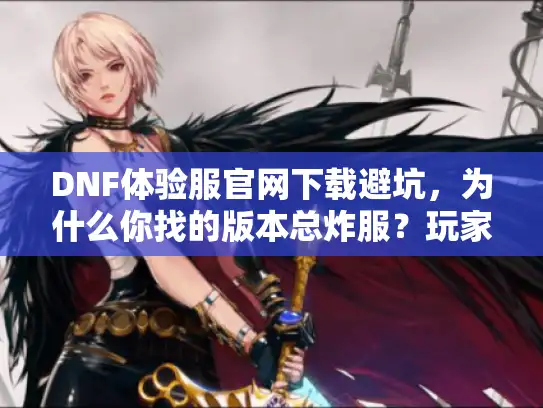 DNF体验服官网下载避坑,为什么你找的版本总炸服?玩家实战经验全曝 DNF体验服官网下载避坑,为什么你找的版本总炸服?玩家实战经验全曝