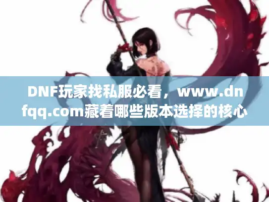 DNF玩家找私服必看，www.dnfqq.com藏着哪些版本选择的核心门道？