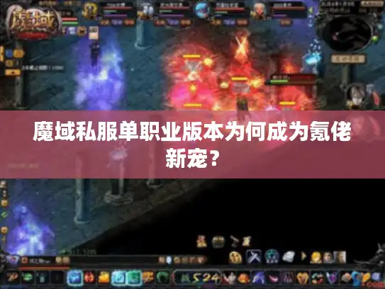 魔域私服单职业版本为何成为氪佬新宠？