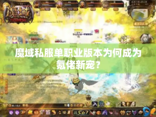 魔域私服单职业版本为何成为氪佬新宠？