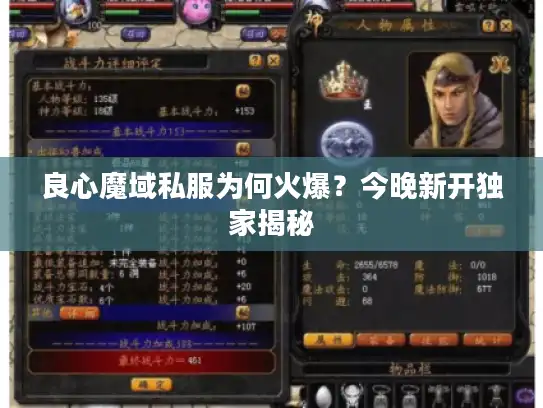 良心魔域私服为何火爆?今晚新开独家揭秘 良心魔域私服为何火爆?今晚新开独家揭秘