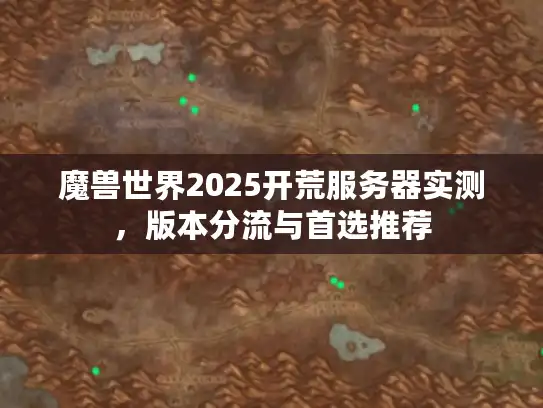魔兽世界2025开荒服务器实测，版本分流与首选推荐
